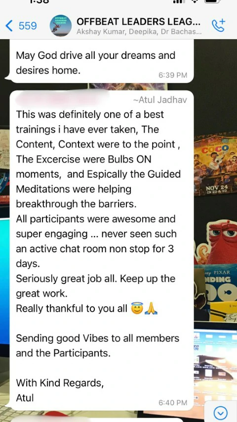 Student testimonial 1